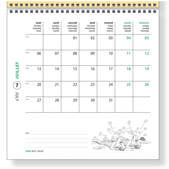 (PRE-ORDER) 2026 Wall Calendar