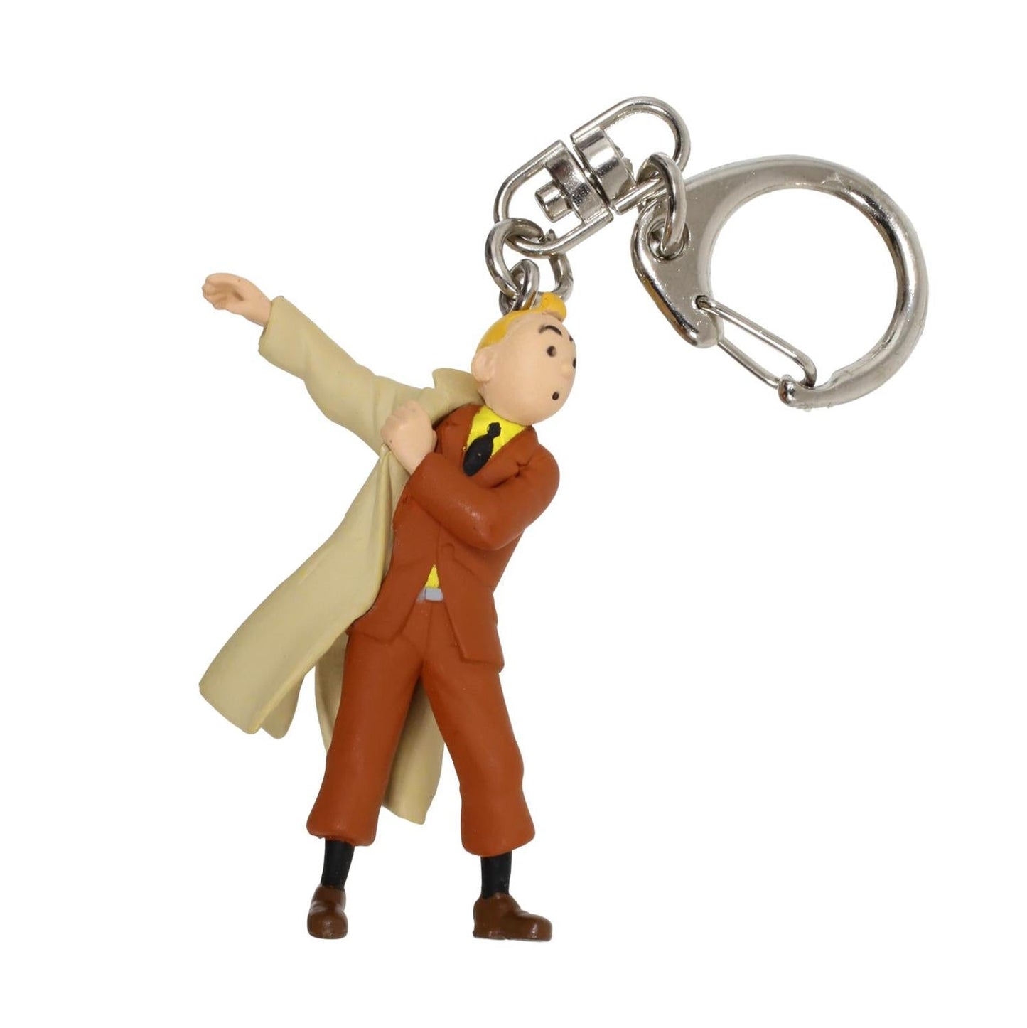 PVC KEYRING: Tintin Trench (small)
