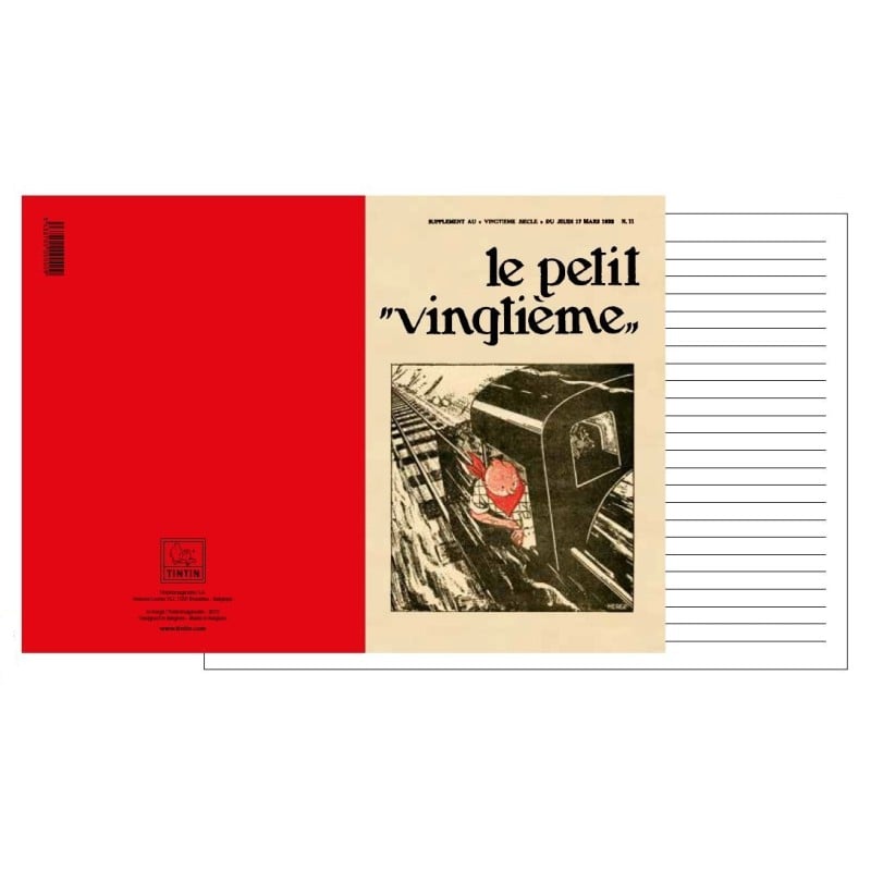 NOTEBOOK: Tintin Train (Large)