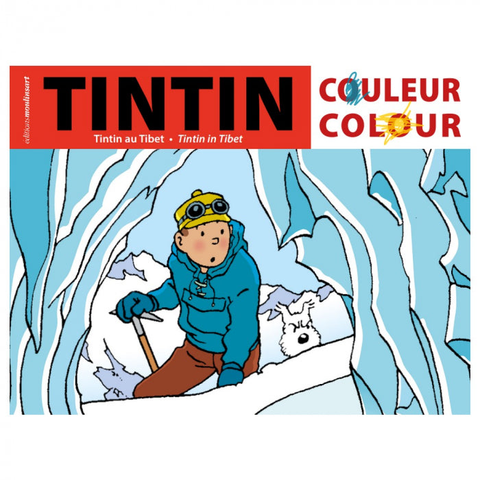 COLOURING BOOK: Tintin in Tibet Scenes
