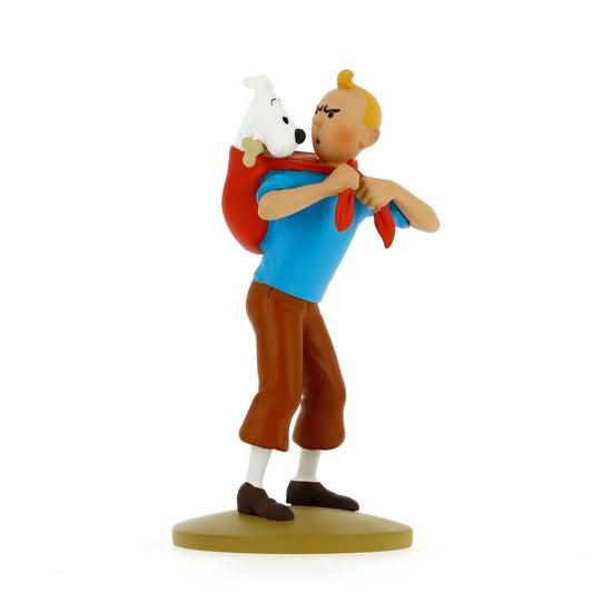 (PRE-ORDER) FIGURINE RESIN: Tintin Carrying Snowy