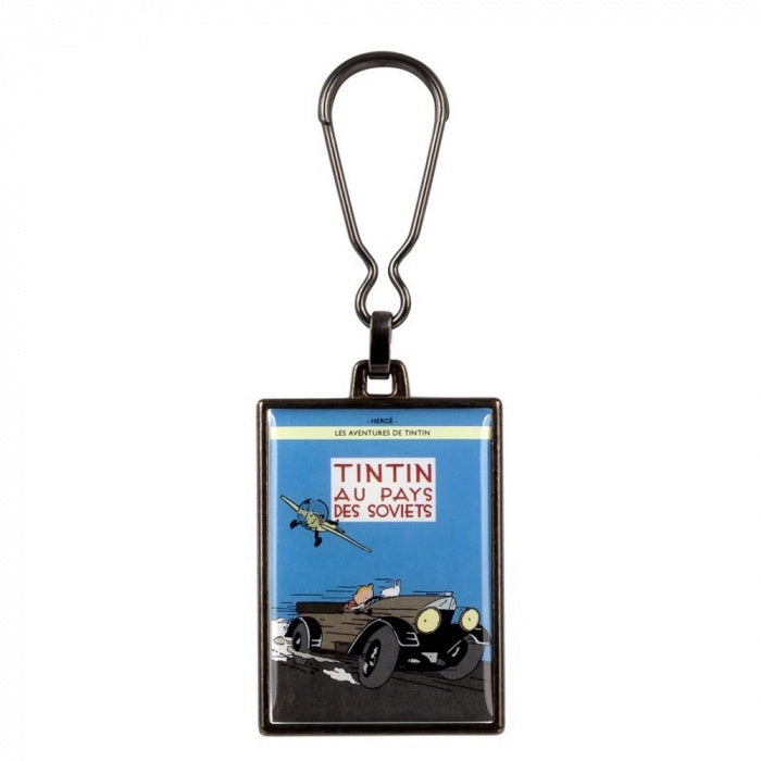(PREORDER) METAL KEYRING: Tintin in the Land of the Soviets (Colourised)
