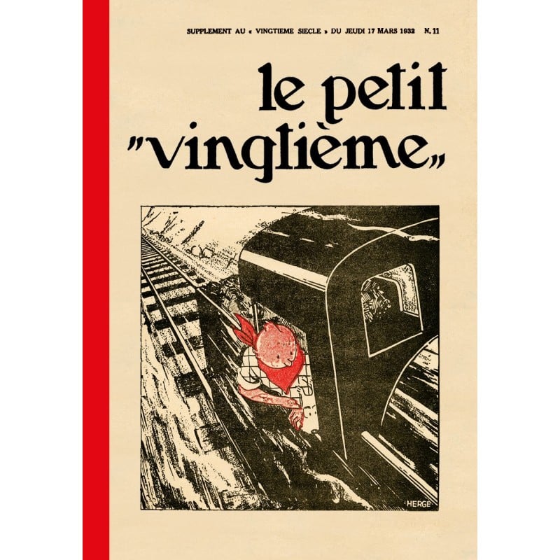 NOTEBOOK:  Tintin Train (Large)