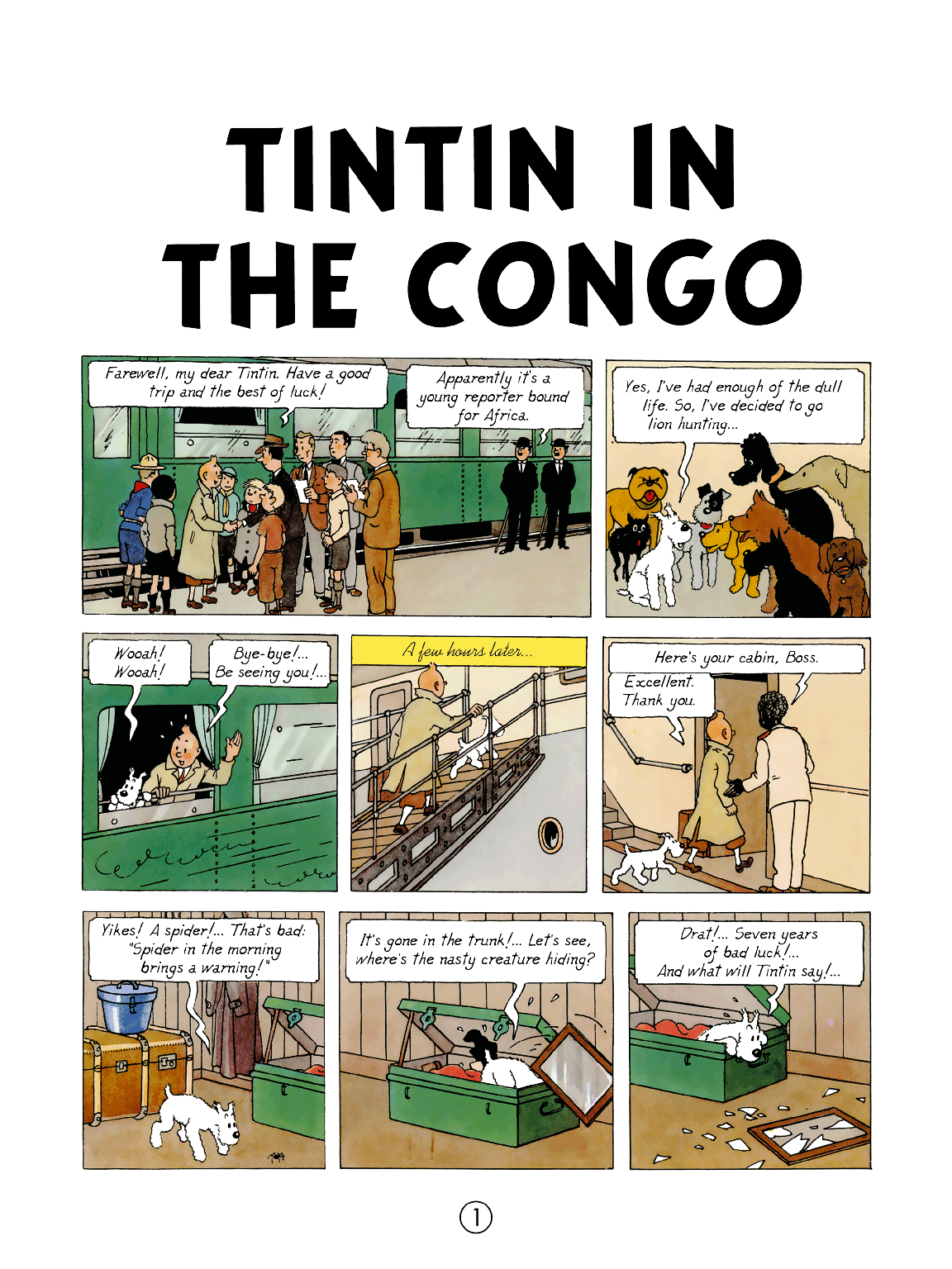 ENGLISH ALBUM: #02 - Tintin in the Congo