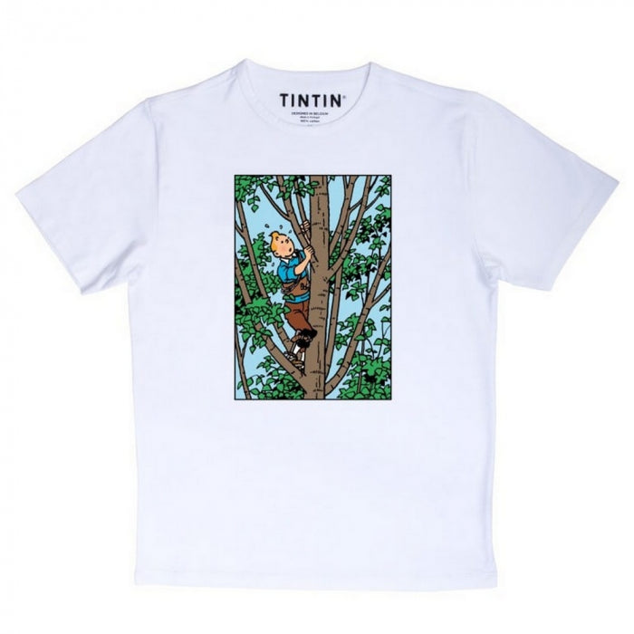 T-shirt Tintin 100% Coton Noir 2024 - Taille M, Neuf Avec étiquettes, Licence Officielle