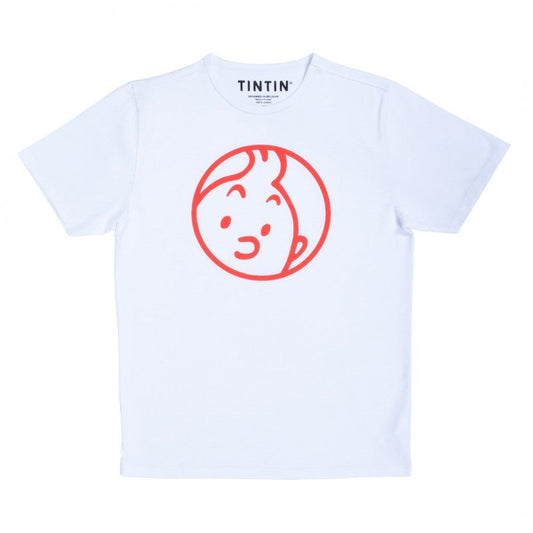 T-SHIRT: Tintin Face (White)