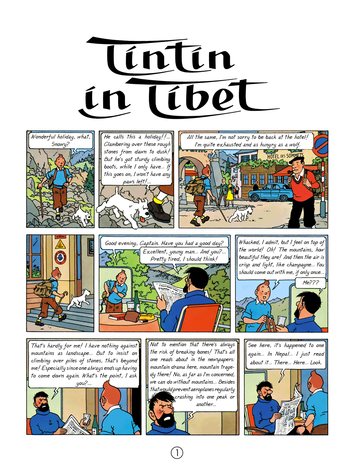 ENGLISH ALBUM: #20 - Tintin in Tibet