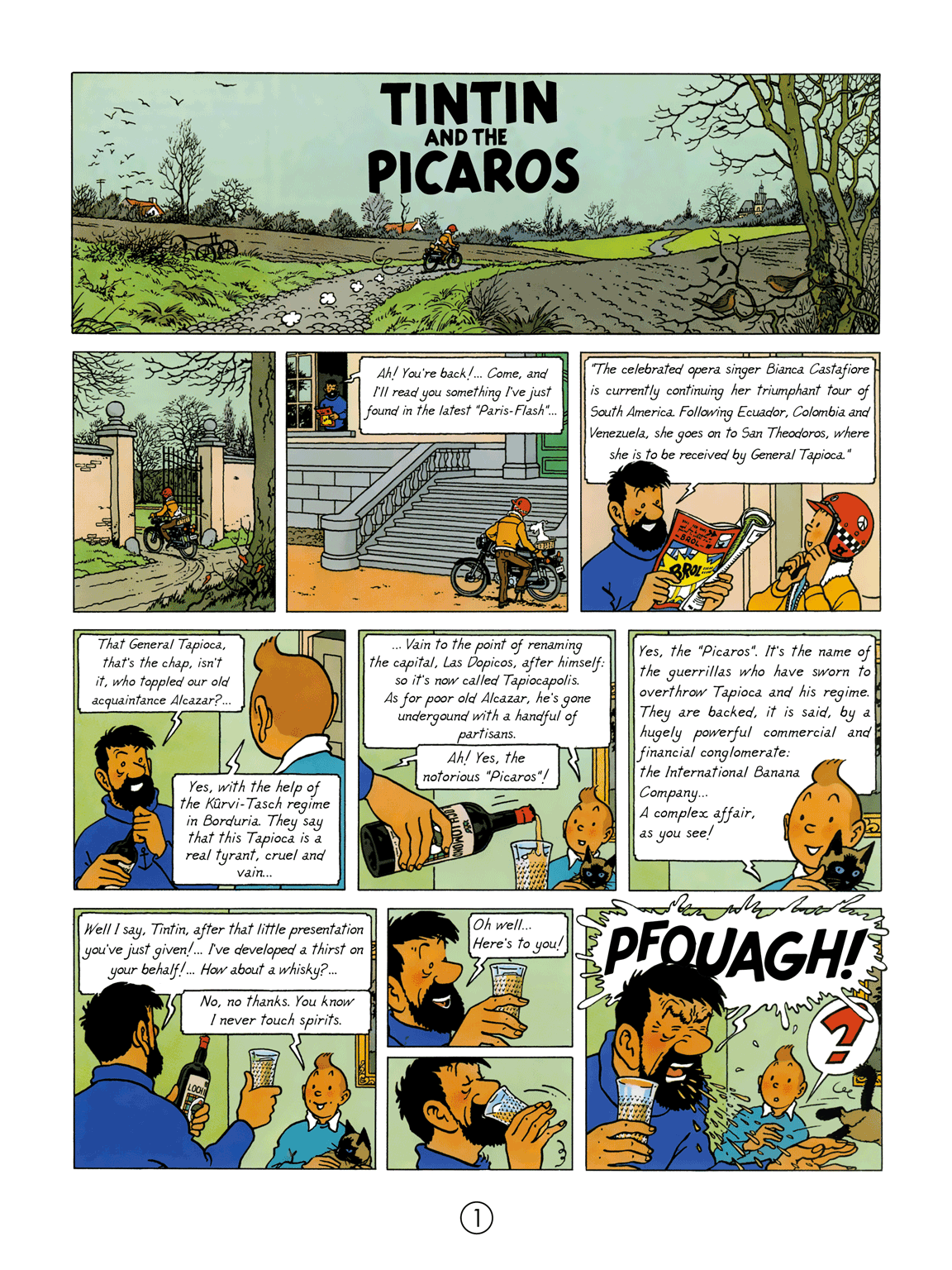 ENGLISH ALBUM: #23 - Tintin and the Picaros