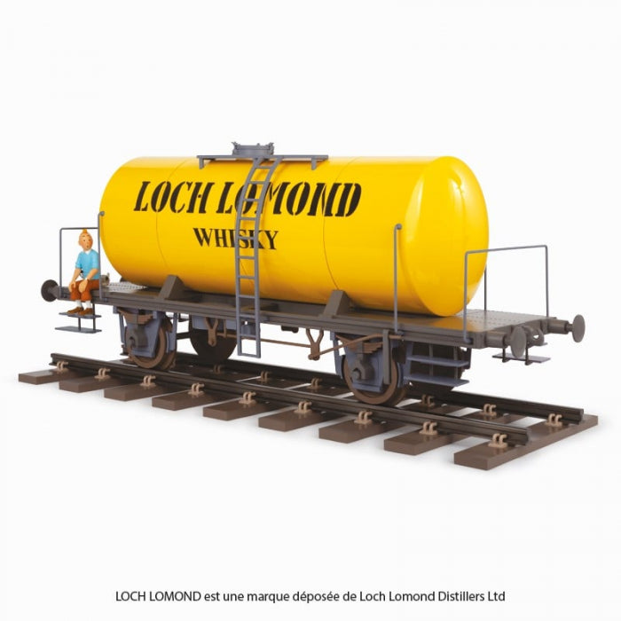 [PRE-ORDER] RESIN COLLECTIBLE: Tintin & Snowy on the Wagon Loch Lomond 77cm